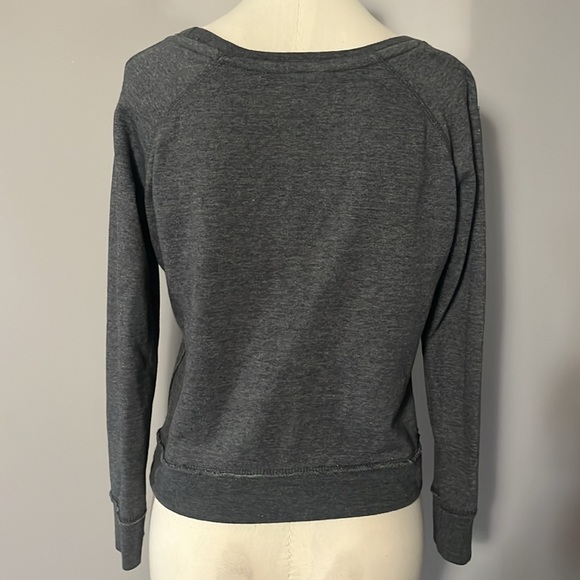 Karma The Balance Of Life Medium Crewneck Gray Sweatshirt - Picture 2 of 4
